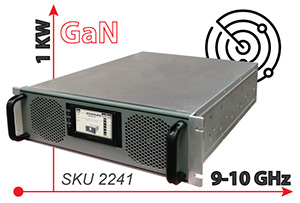 1kW X Band Pulsed Power RF Amplifier for Extending Radar Range